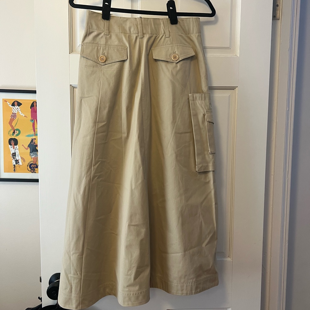 Saks Potts Nice High Waist Cotton Poplin Skirt — image 6 of 6